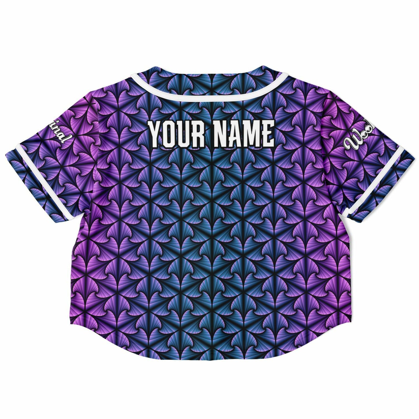 Cosmic Ripple Midnight Amethyst Cropped Jersey (PERSONALIZED)