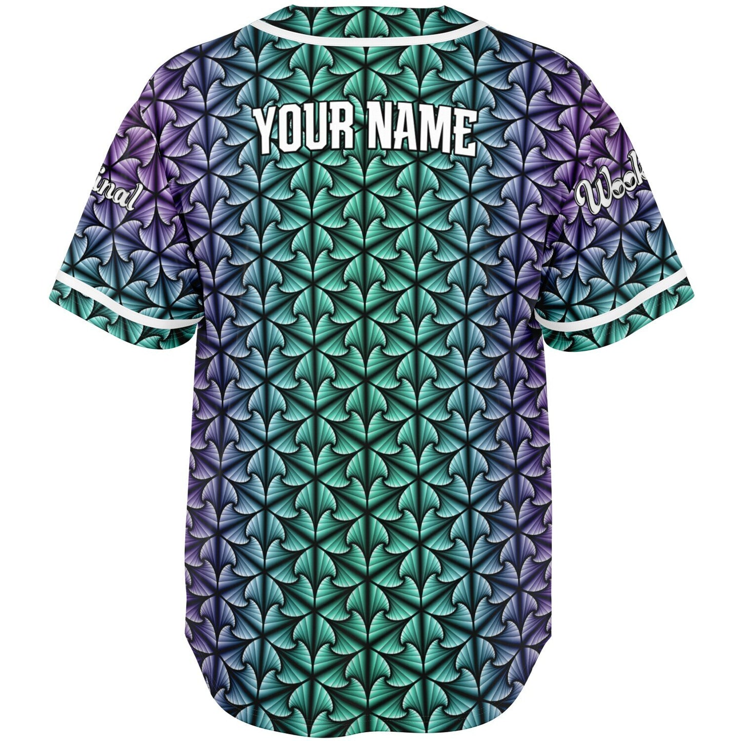 Cosmic Ripple Arctic Baseball Jersey (Personalized)