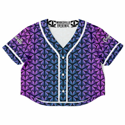 Cosmic Ripple Midnight Amethyst Cropped Jersey