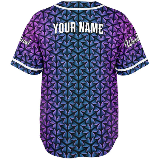 Cosmic Ripple Midnight Amethyst Baseball Jersey (Personalized)