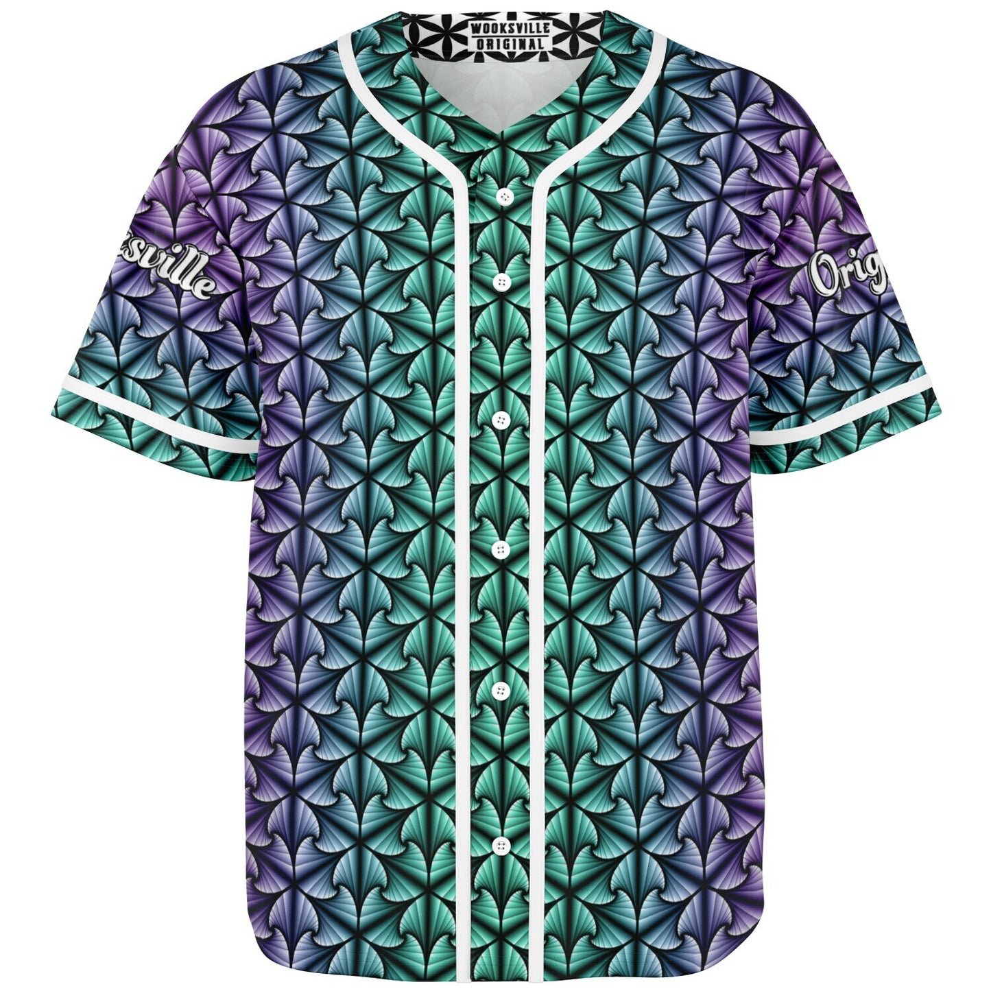 Cosmic Ripple Arctic Baseball Jersey