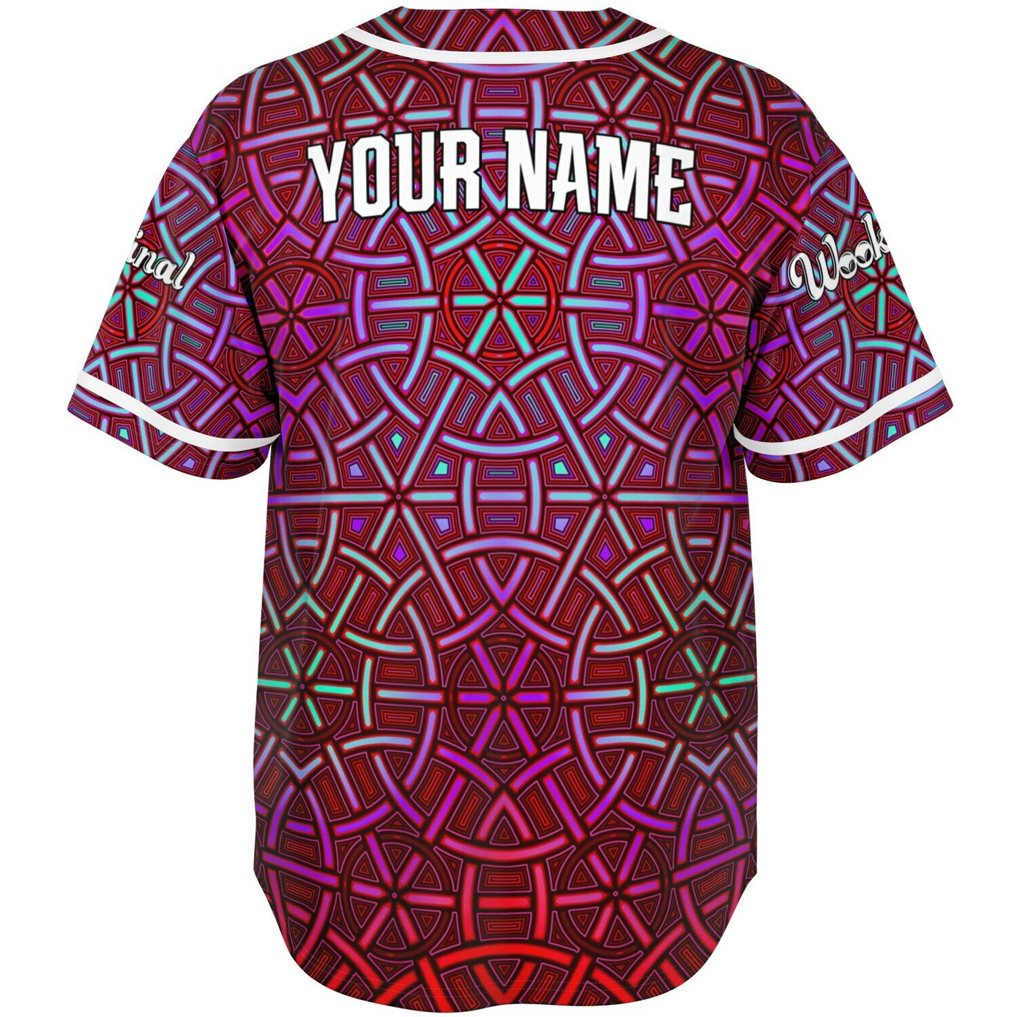 Chromatic Harmony Infra Baseball Jersey (PERSONALIZED)