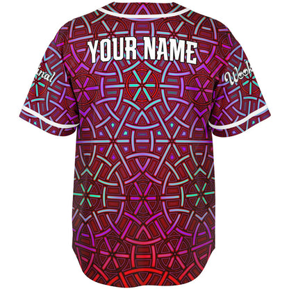 Chromatic Harmony Infra Baseball Jersey (PERSONALIZED)