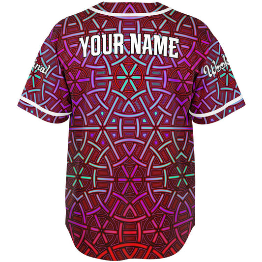 Chromatic Harmony Infra Baseball Jersey (PERSONALIZED)