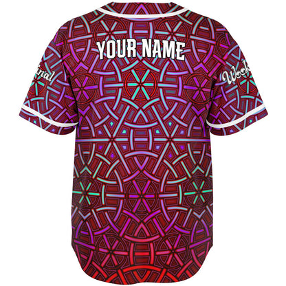Chromatic Harmony Infra Baseball Jersey (PERSONALIZED)