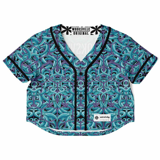 Astral Garden Cropped Baseball Jersey