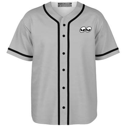Wooksville Basic Baseball Jersey Grey