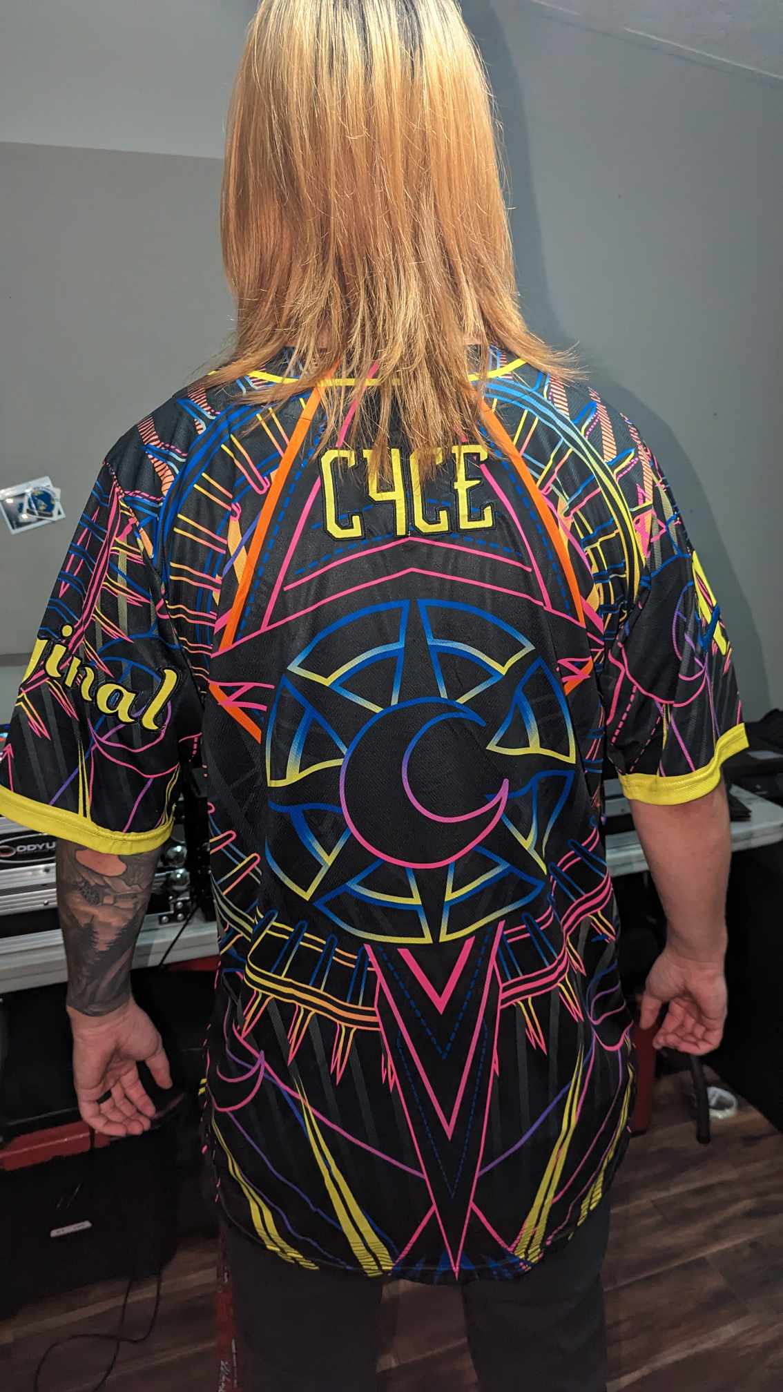 Wooksville Star Burst UV Reactive Jersey (Baseball)