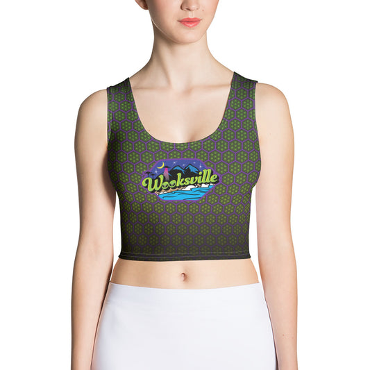 HexaFlower Cropped Tank Top