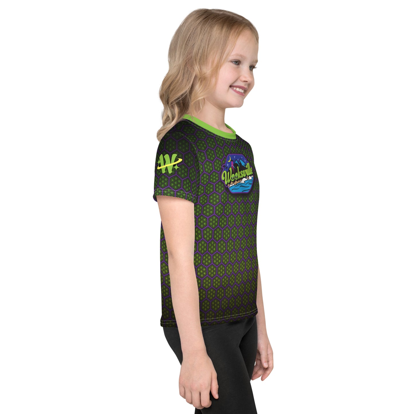 HexaFlower Kids Crew Neck T-Shirt