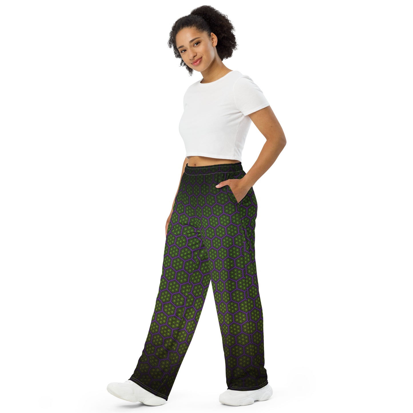 HexaFlower Unisex Wide Leg Pants