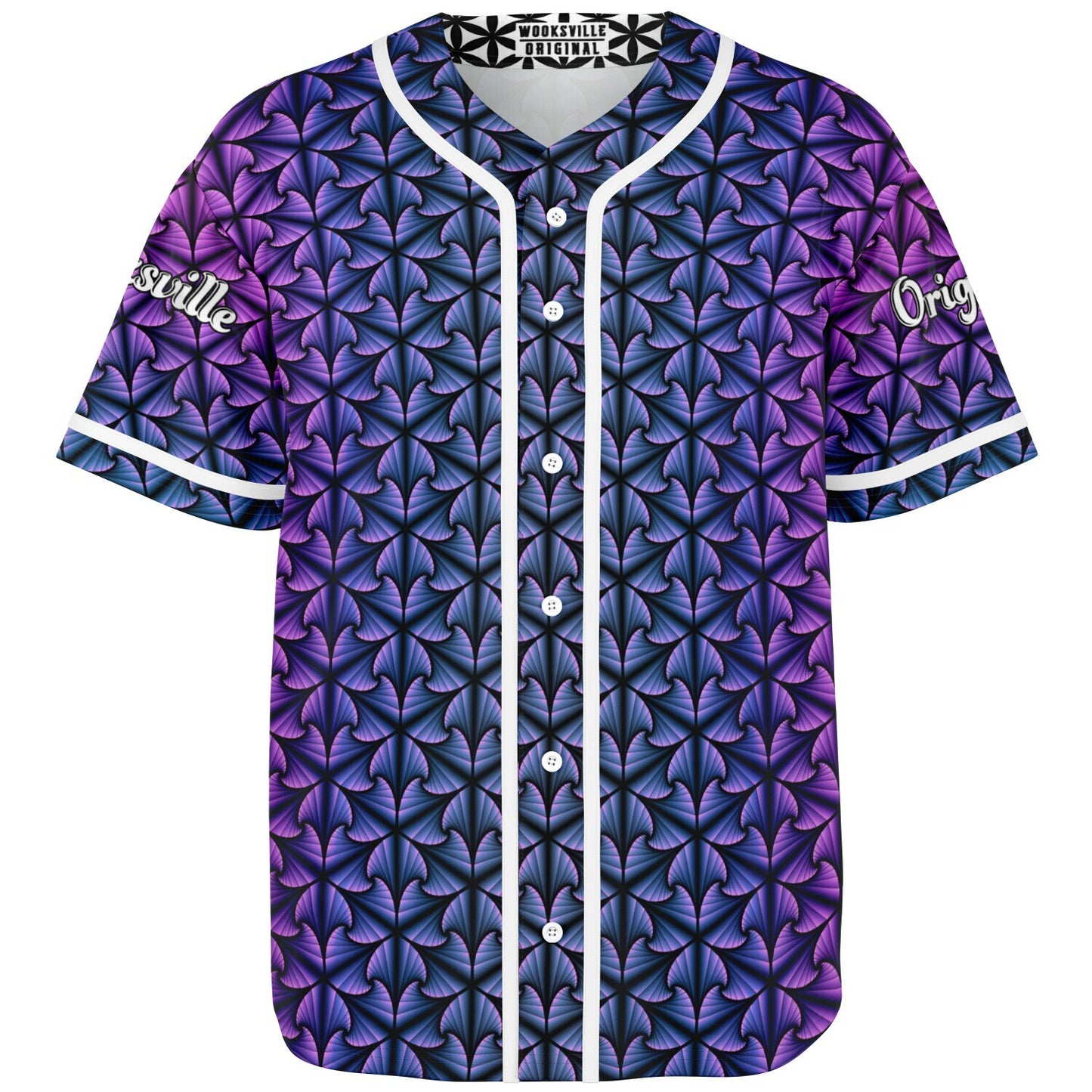 Cosmic Ripple Midnight Amethyst Baseball Jersey