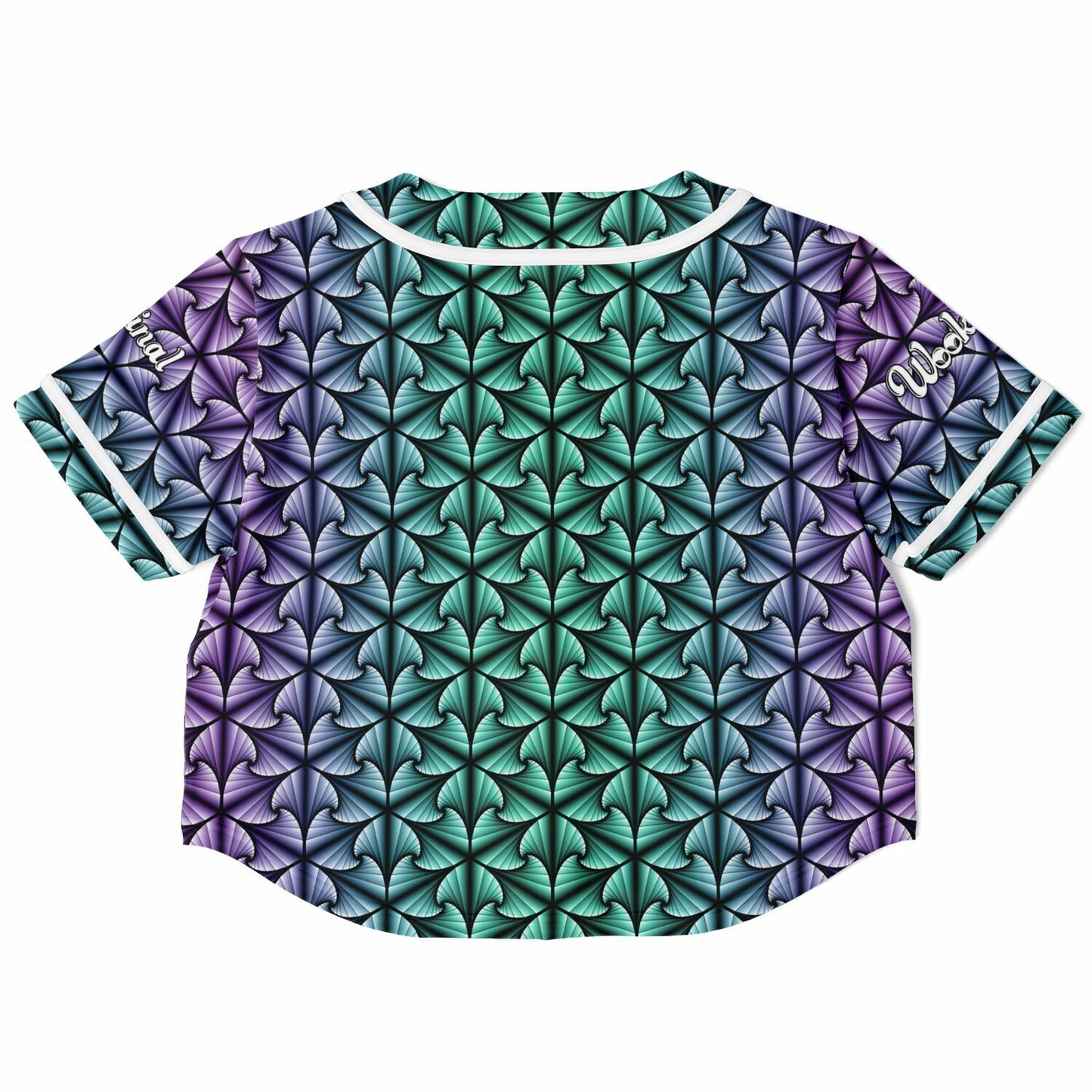 Cosmic Ripple Arctic Cropped Jersey