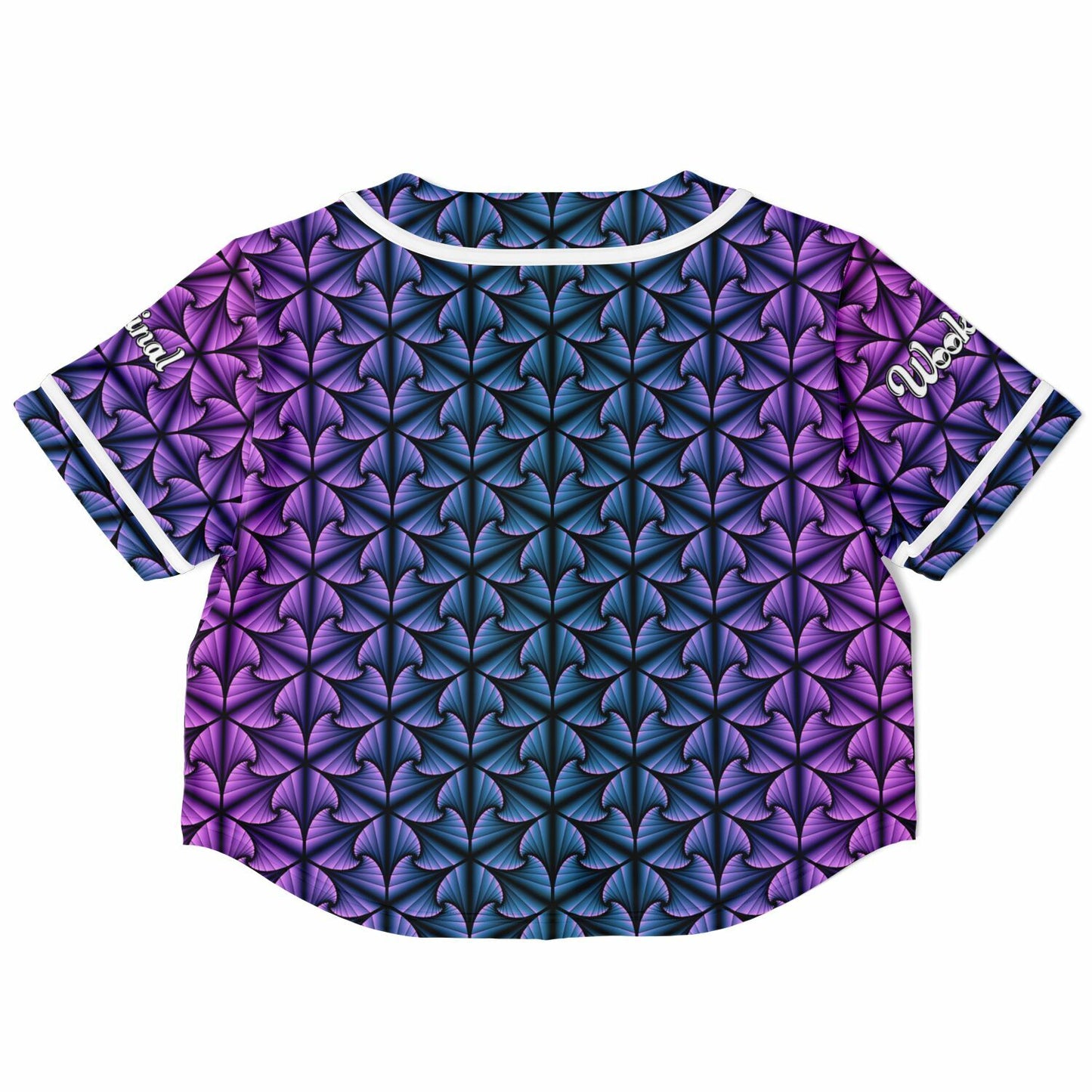 Cosmic Ripple Midnight Amethyst Cropped Jersey