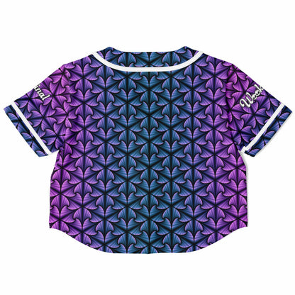 Cosmic Ripple Midnight Amethyst Cropped Jersey