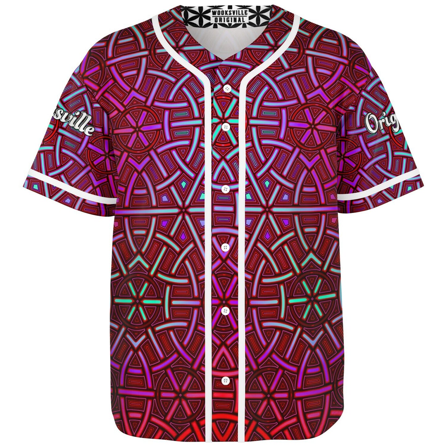 Chromatic Harmony Infra Baseball Jersey (PERSONALIZED)